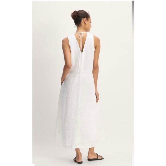 EVERLANE White 100% Linen Dress Size Small - Picture 2 of 12